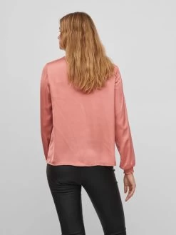 Vila Blouseshirts Blouse Dames Pink -Vila b2640b77d81bce8aa6262b773bf45f6e