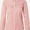 Vila Spijkerblouses Blouse Vibista Dames Rosa