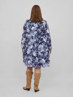 Maxi Jurken Jurk Dames Blauw / Navy / Lichtblauw -Vila b2d88f3dc1d2cf6a5262567a555ed605 scaled