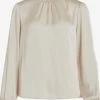Vila Blouseshirts Blouse Dames Crème