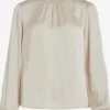 Vila Blouseshirts Blouse Dames Crème