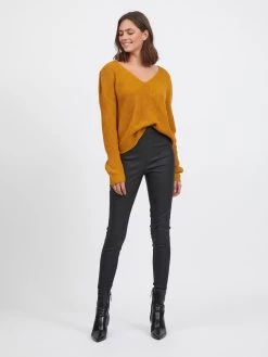 Broeken Skinny Leggings Jeggy Dames Zwart 10 Broeken Skinny Leggings Jeggy Dames Zwart -Vila b34a7900c5c64f5a437626e88007522d