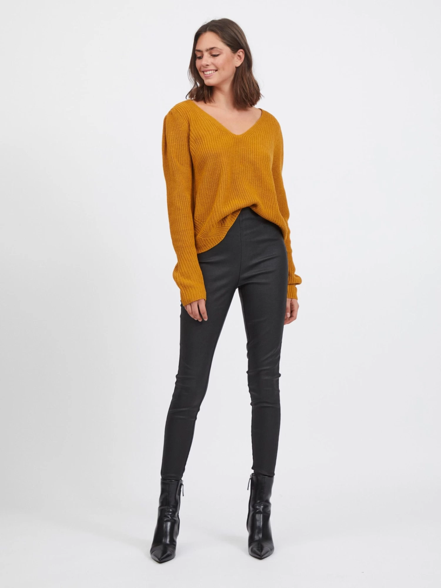 Broeken Skinny Leggings Jeggy Dames Zwart 5 Broeken Skinny Leggings Jeggy Dames Zwart - Afbeelding 5