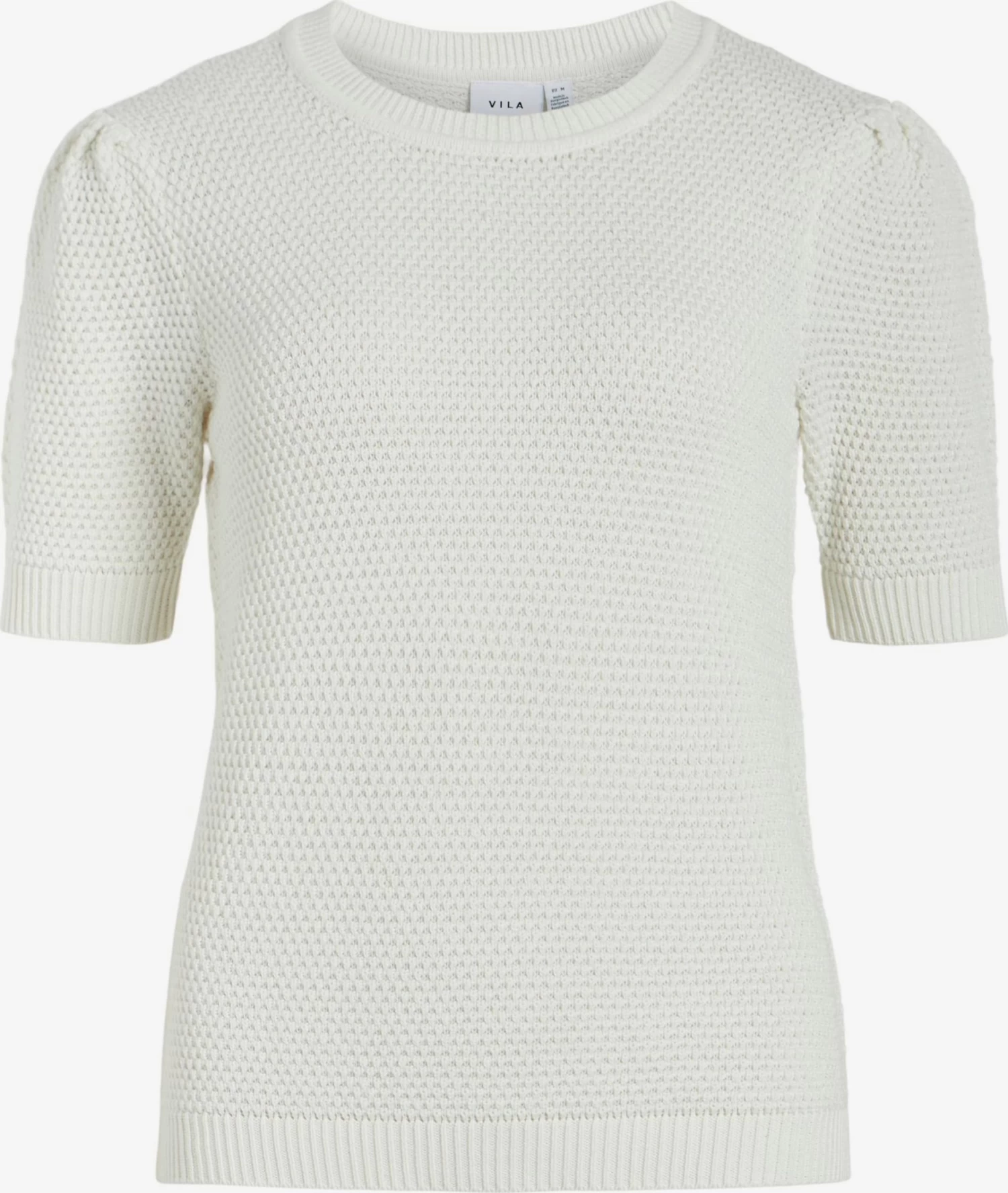 Vila Truien Trui Dalo Dames Wit Gemêleerd 1 Vila Truien Trui Dalo Dames Wit Gemêleerd