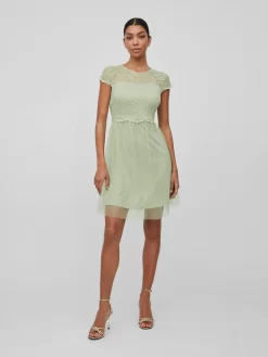 Vila Cocktailjurken Cocktailjurk Lynnea Dames Pastelgroen -Vila b454f16486cc1eeceb1adfb609d1b40a scaled