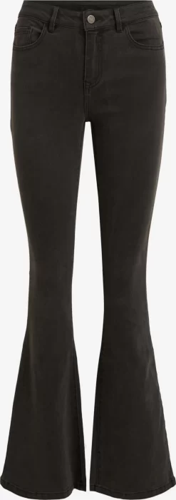 Vila Bootcut Flared Jeans Dames Zwart