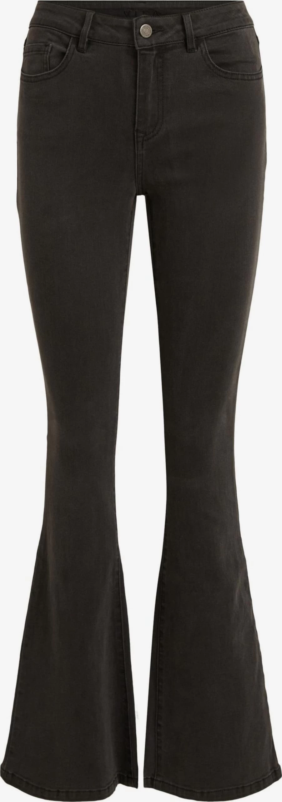 Vila Bootcut Flared Jeans Dames Zwart 1 Vila Bootcut Flared Jeans Dames Zwart