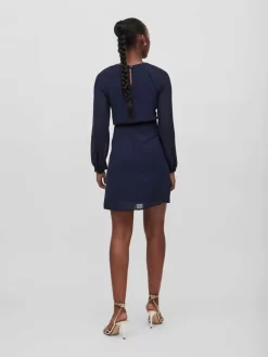 Mini Jurken Jurk MILINA Dames Navy -Vila b4bd6c5ac72d2ad31fa54f7a9a93979f scaled
