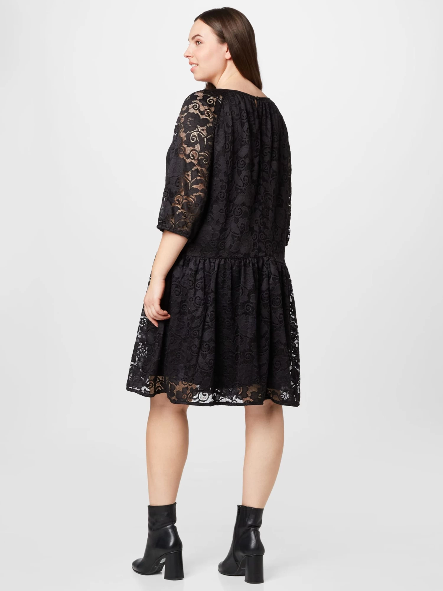 Cocktailjurken Cocktailjurk Sandra Dames Zwart 3 Cocktailjurken Cocktailjurk Sandra Dames Zwart - Afbeelding 3