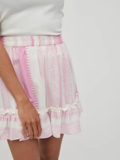Vila Mini Rokken Rok TILLIE Dames Rosa / Wit -Vila b5e2b8783a4218fe4eeae5b98d8d04de scaled