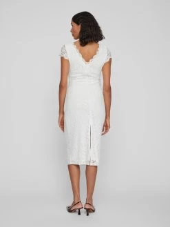 Vila Avondjurken Avondjurk Kalila Dames Wit -Vila b5f04ffd487fb3307b67d804006d07d5