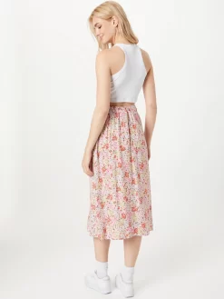 Vila Midi Rokken Rok Kikki Dames Wit -Vila b797ca5340591804323d6d42462cde91 scaled