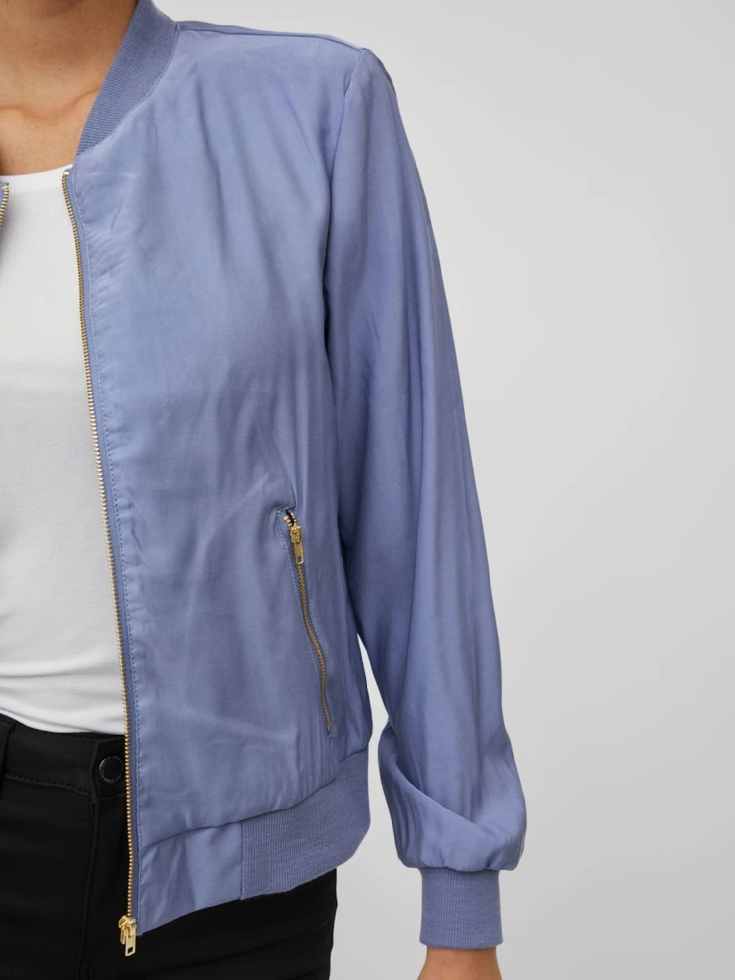 Vila Tussenjassen Tussenjas Dames Smoky Blue 7 Vila Tussenjassen Tussenjas Dames Smoky Blue - Afbeelding 7