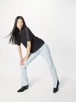 Vila Blouses Met Korte Mouw Blouse MICHELLE Dames Zwart -Vila b8dbfe0d5b289421c0663d5573852bcd