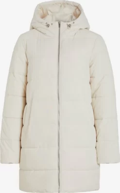 Vila Wintermantels Wintermantel Dames Beige