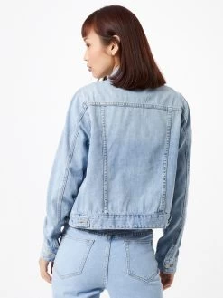 Vila Spijkerjasjes Tussenjas Rosabell Dames Blauw -Vila b960fbf612a5a6c80a565559d3daff09