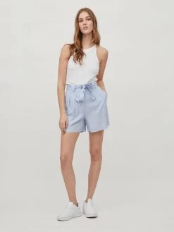 Vila Shorts Regular Bandplooibroek Pauline Dames Lichtblauw 8 Vila Shorts Regular Bandplooibroek Pauline Dames Lichtblauw -Vila ba05f3ad82763f2bc8f3ac2567d12668