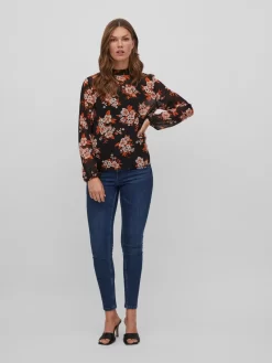 Vila Blouseshirts Blouse Dames Chocoladebruin -Vila ba6ab4e029d95a7a464c51e1ae54ec96 scaled