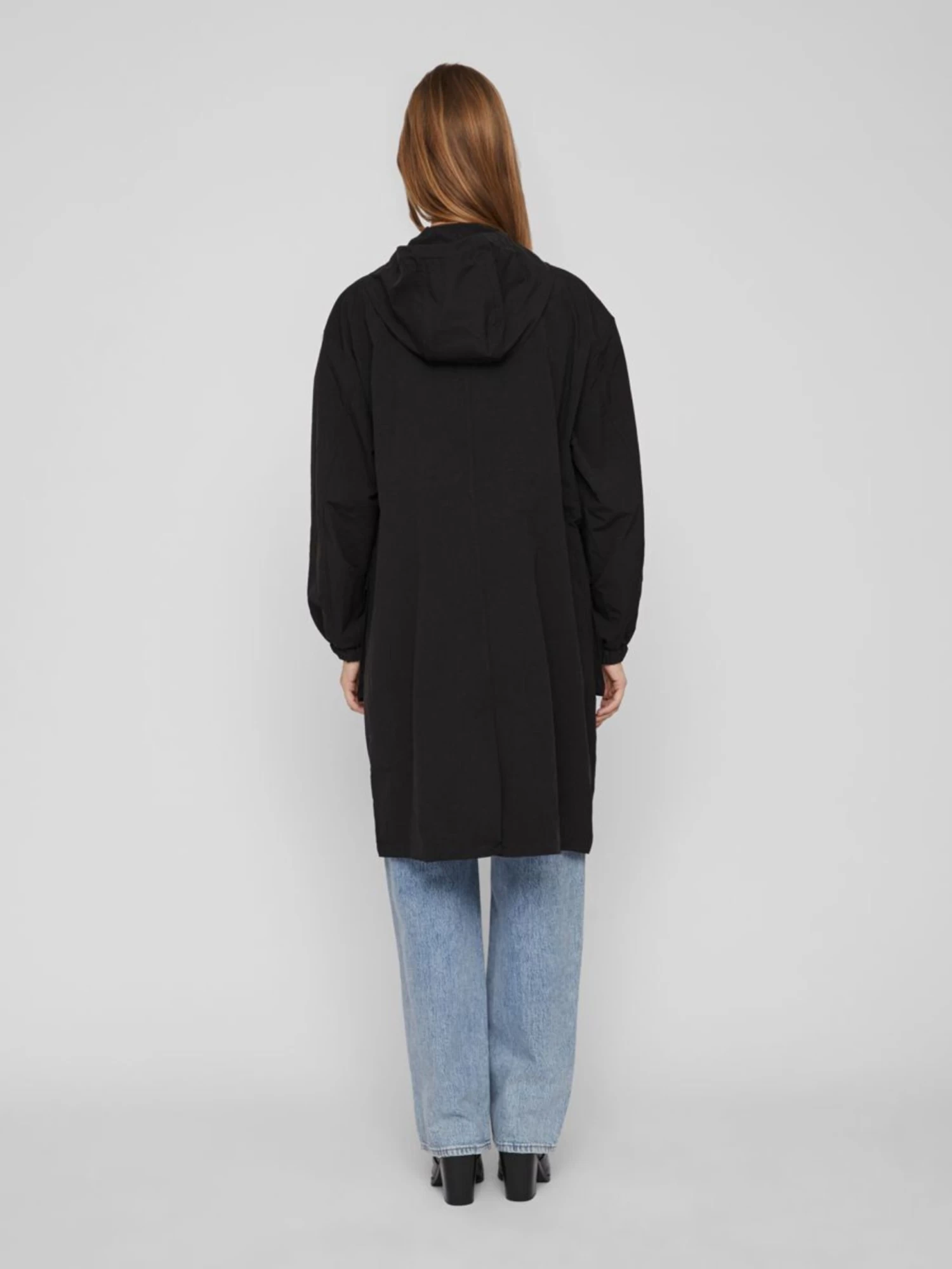 Vila Parkas Tussenparka Dames Zwart 4 Vila Parkas Tussenparka Dames Zwart - Afbeelding 4