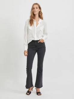Vila Bootcut Flared Jeans Dames Zwart 12 Vila Bootcut Flared Jeans Dames Zwart -Vila bac20fd41ea0dd219a391a179a84b08c