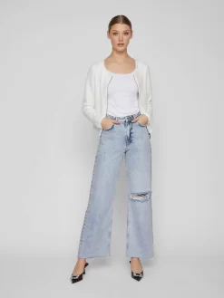 Vila Wide Leg Wide Leg Jeans Fiona Dames Lichtblauw -Vila bad5a785a0b211b05f72a6e02d3c6049 scaled