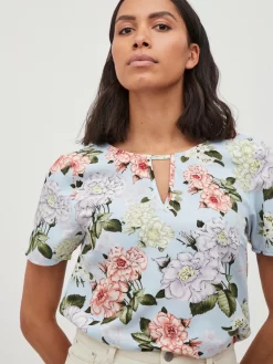 Vila Blouses Met Korte Mouw Blouse Dames Lichtblauw -Vila bb55b28a6bc34b418a32719362c0404e scaled