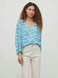 Vila Blouseshirts Blouse Dames Blauw / Navy / Lichtblauw 7 Vila Blouseshirts Blouse Dames Blauw / Navy / Lichtblauw -Vila bbb10eee040a53a340d32f98fda223bf scaled