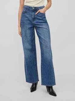 Vila Wide Leg Wide Leg Jeans Dames Blauw 9 Vila Wide Leg Wide Leg Jeans Dames Blauw -Vila bbd6ff49964daaa143f622f18db912c8
