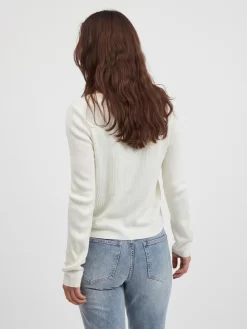 Vila Vesten Gebreid Vest Popsa Dames Wolwit -Vila bbf98c95fa21ed7381a5e94e49049b58 scaled