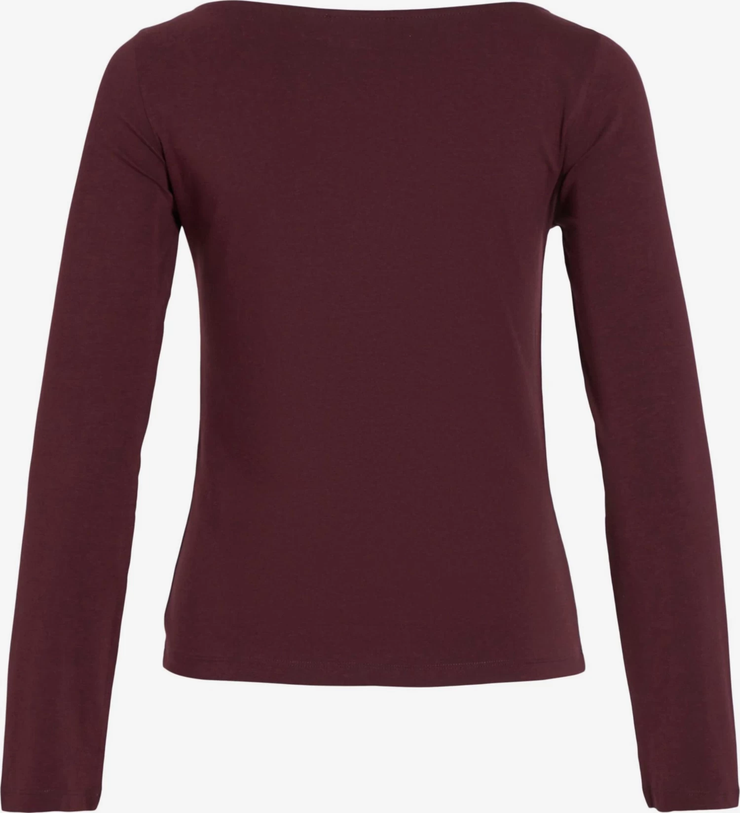 Vila Longsleeves Shirt EMILIE Dames Wijnrood 2 Vila Longsleeves Shirt EMILIE Dames Wijnrood - Afbeelding 2