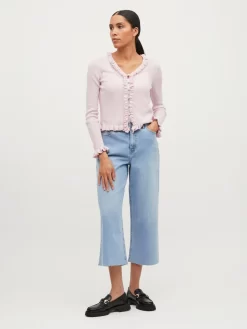 Vila Wide Leg Wide Leg Jeans Neina Dames Blauw -Vila bcb718e2e77bb5dca6f768e1ad40654b scaled