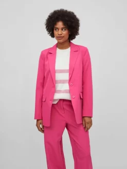 Vila Klassieke Blazers Blazers Dames Pink -Vila bcc303d60ac497cfd45951dc9927f030 scaled