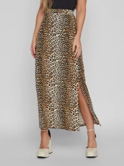 Vila Maxi Rokken Rok Dames Beige -Vila bd8b965b561146872dffe95bec279d3e scaled