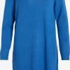 Vila Gebreide Jurken Gebreide Jurk Dames Blauw