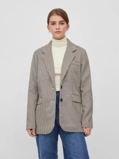 Vila Klassieke Blazers Blazers Ellia Dames Beige 9 Vila Klassieke Blazers Blazers Ellia Dames Beige -Vila be717351f730f09e547678bf8bb55776