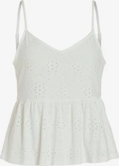 Vila Spaghetti Tops Top KAWA Dames Wit