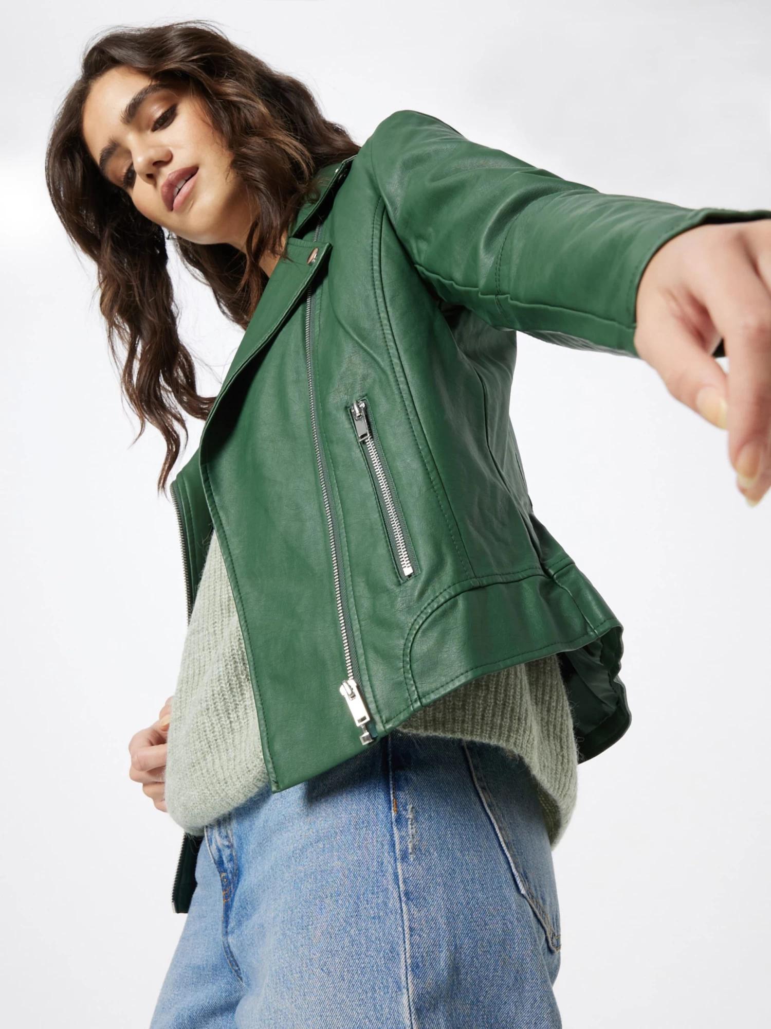 Vila Tussenjassen Tussenjas Cara Dames Donkergroen 5 Vila Tussenjassen Tussenjas Cara Dames Donkergroen - Afbeelding 5