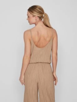 Vila Spaghetti Tops Top PLISA Dames Lichtbeige -Vila bfa843c4ac695ee569648d291b9ded85