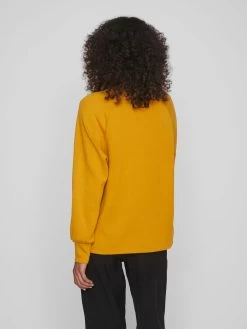 Vila Longsleeves Shirt SIF Dames Mosterd -Vila c0c838d10e4d39c98d572c349a4e5c03