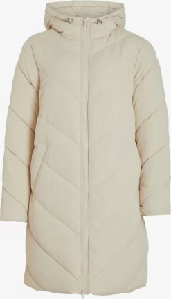 Vila Wintermantels Wintermantel Rust Dames Ecru