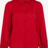 Vila Overhemden Blouse Dames Rood