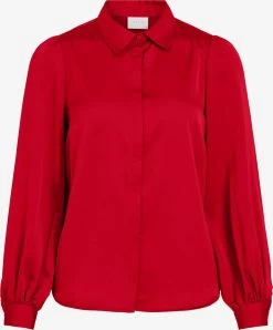 Vila Overhemden Blouse Dames Rood