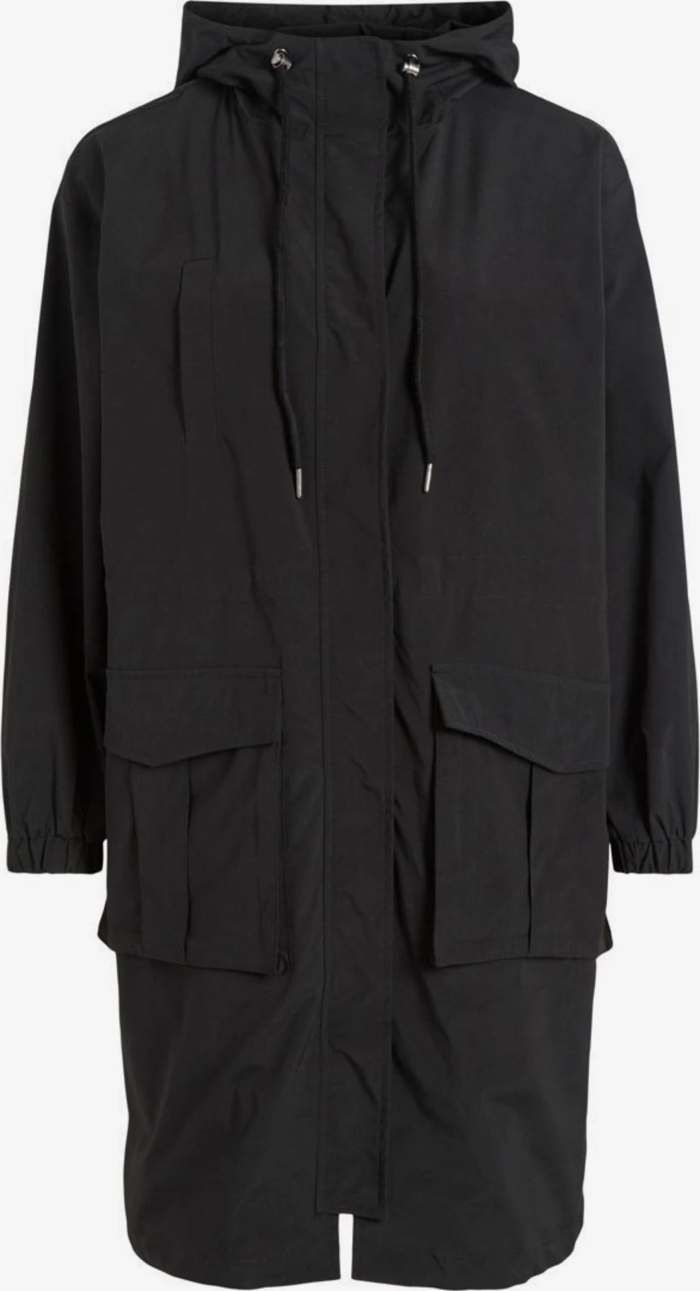 Vila Parkas Tussenparka Dames Zwart 1 Vila Parkas Tussenparka Dames Zwart