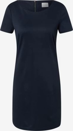 Vila Jerseyjurken Jurk Tinny Dames Donkerblauw