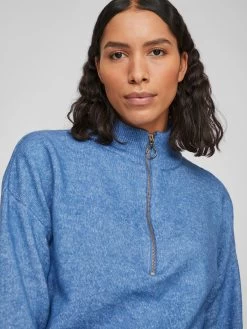 Vila Coltruien Trui Mathilda Dames Blauw Gemêleerd 11 Vila Coltruien Trui Mathilda Dames Blauw Gemêleerd -Vila c2971ff3b912ca2b962a3ae0a40643cf