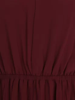 Midi Jurken Jurk Dames Wijnrood 5 Midi Jurken Jurk Dames Wijnrood -Vila c40386aba684c2adf25affb511a738a7 scaled