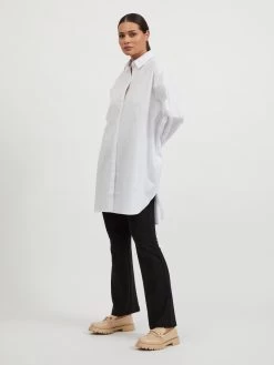 Vila Lange Blouses Blouse Gimas Dames Natuurwit -Vila c4c8d602583a749192538b246b1152f6