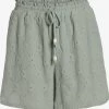 Vila Shorts Loosefit Broek DELLA Dames Mintgroen