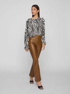 Vila Blouseshirts Blouse Fini Dames Zwart -Vila c5c04b122ada1095f673d9a07235d7d1