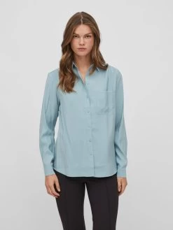 Vila Overhemden Blouse Julima Dames Lichtblauw 8 Vila Overhemden Blouse Julima Dames Lichtblauw -Vila c5d402892466cfd2e852eb70ea47a7bc